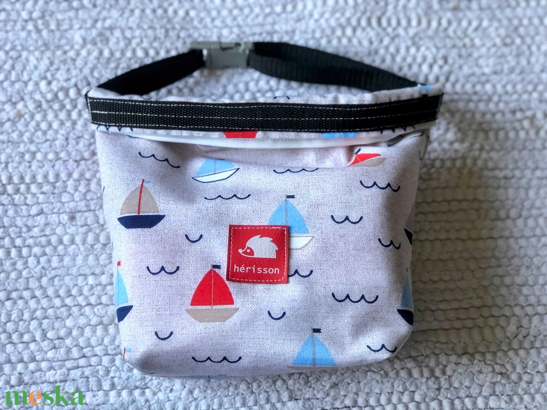 s a i l i n g _ lunchbag - táska & tok - uzsonna- & ebéd tartó - szendvics csomagoló - Meska.hu
