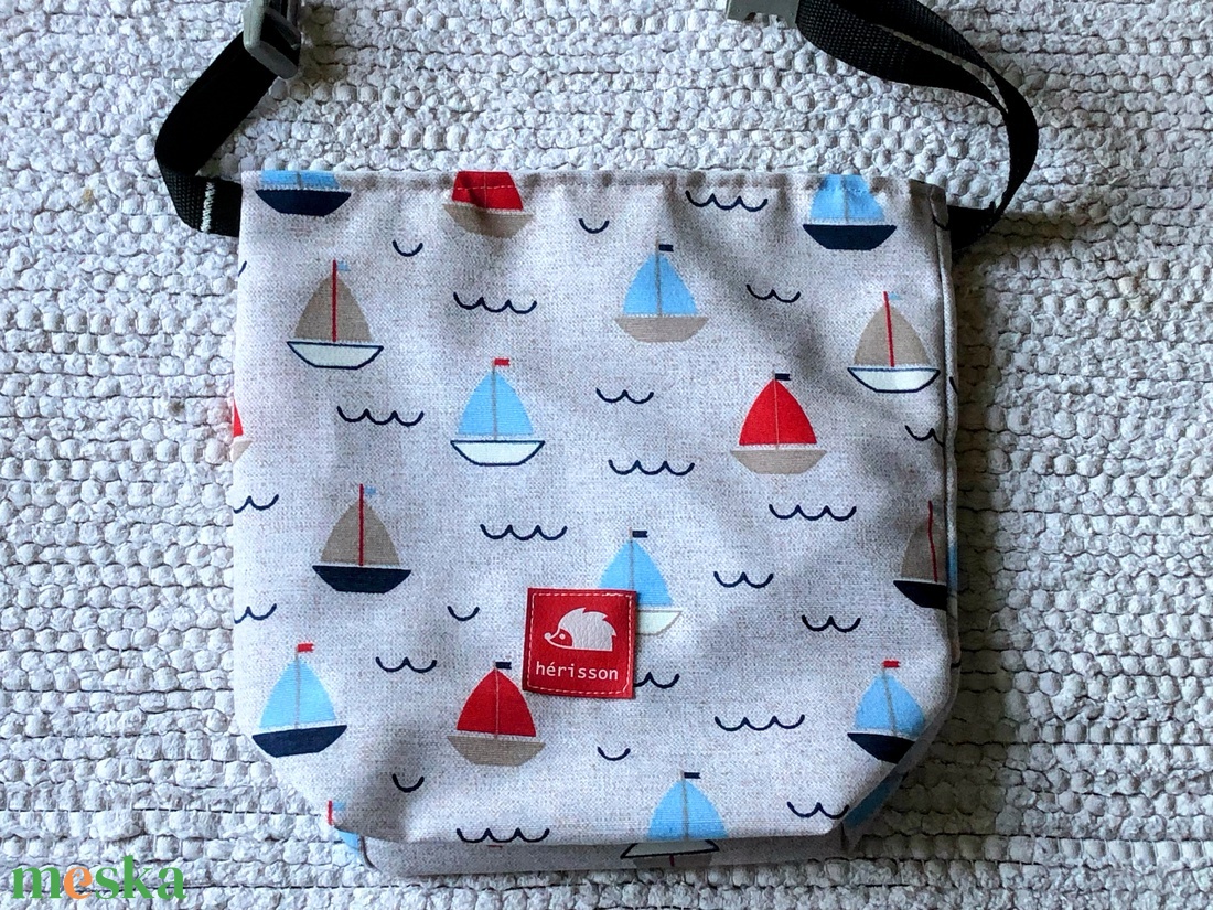s a i l i n g _ lunchbag - táska & tok - uzsonna- & ebéd tartó - szendvics csomagoló - Meska.hu