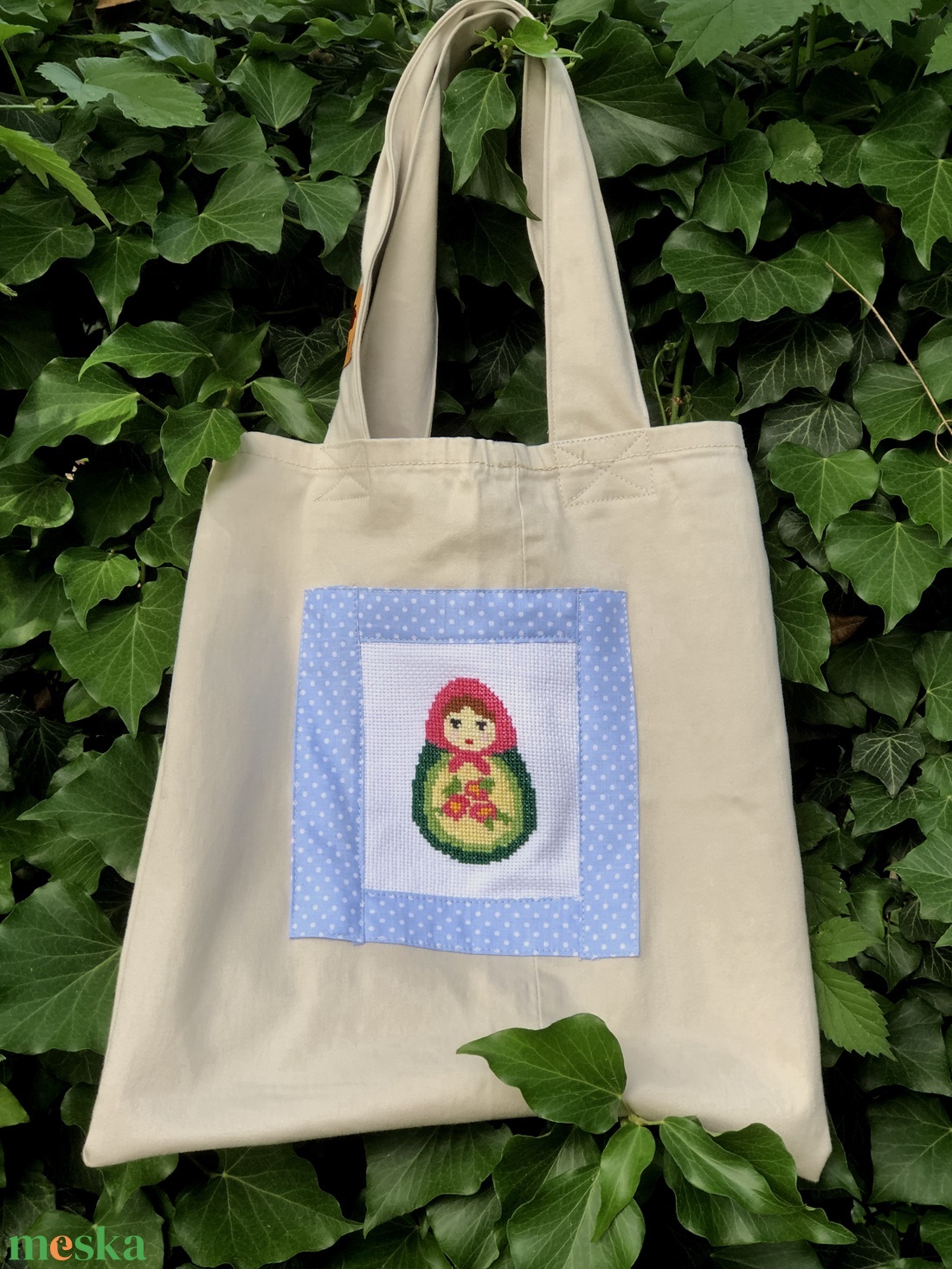 MATRYOSHKA. Recycled shopper.  - táska & tok - bevásárlás & shopper táska - shopper, textiltáska, szatyor - Meska.hu