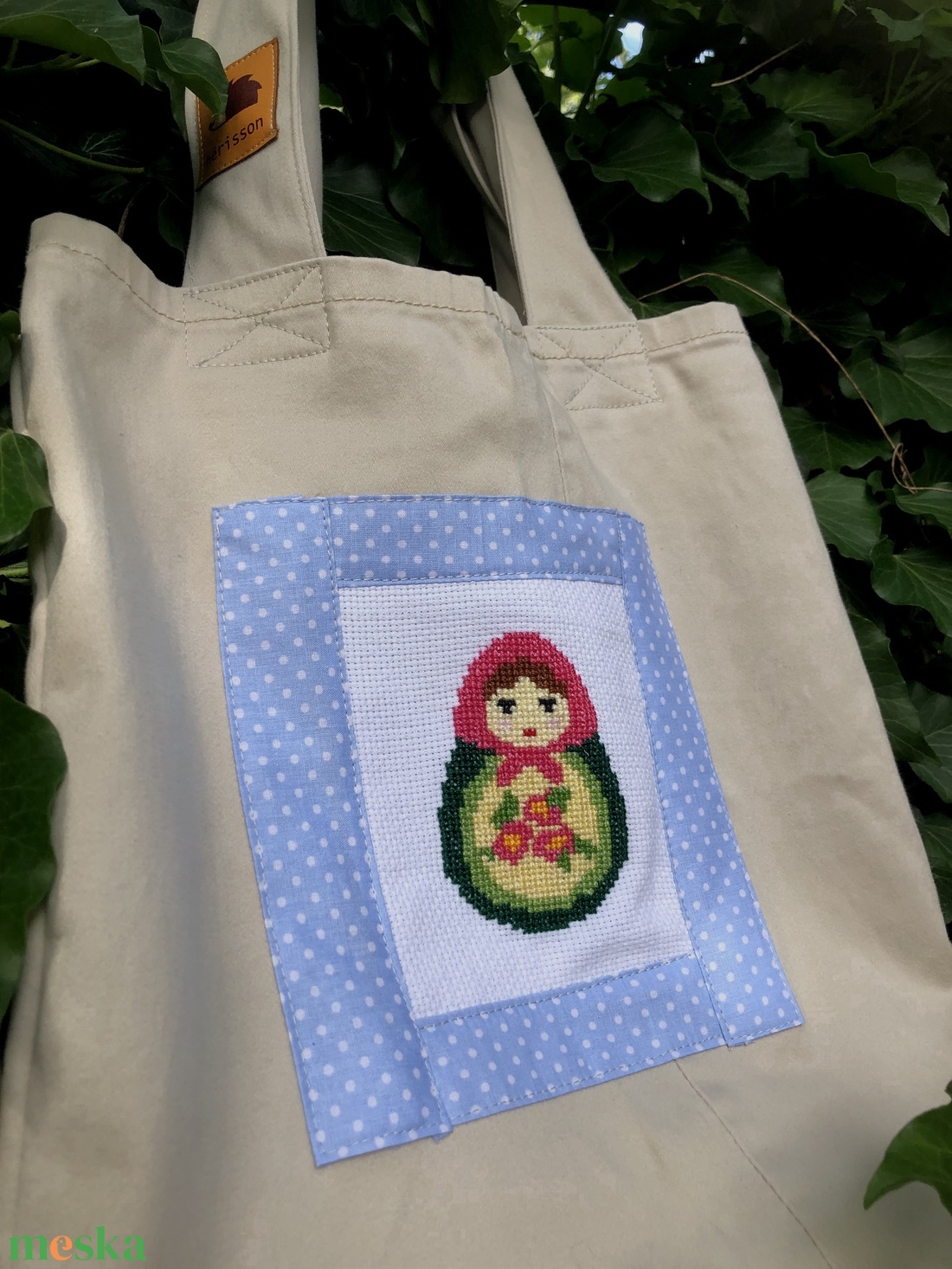 MATRYOSHKA. Recycled shopper.  - táska & tok - bevásárlás & shopper táska - shopper, textiltáska, szatyor - Meska.hu