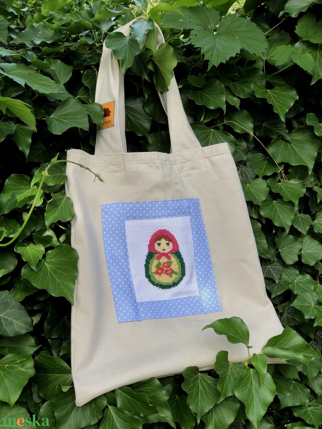 MATRYOSHKA. Recycled shopper.  - táska & tok - bevásárlás & shopper táska - shopper, textiltáska, szatyor - Meska.hu