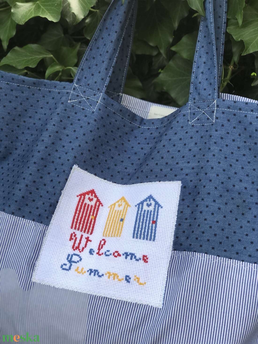 welcome summer _ shopper - táska & tok - bevásárlás & shopper táska - shopper, textiltáska, szatyor - Meska.hu