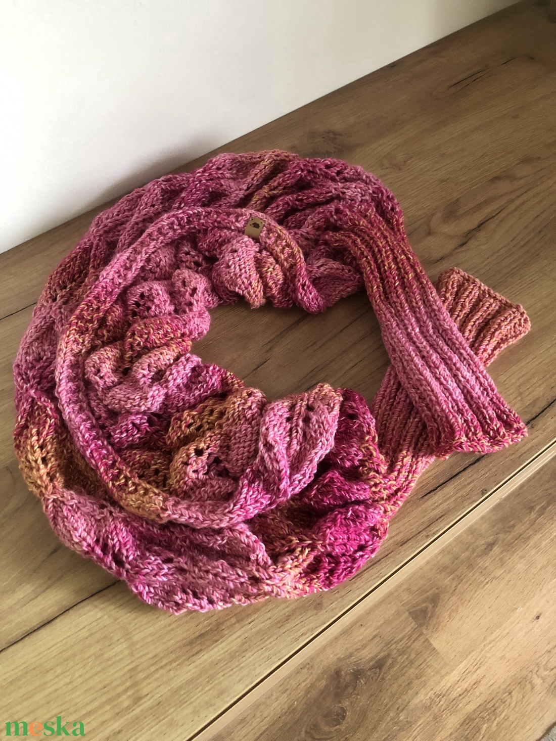 Raspberry shrug _ Kézzel kötött puha és meleg bolero - ruha & divat - női ruha - bolero - Meska.hu