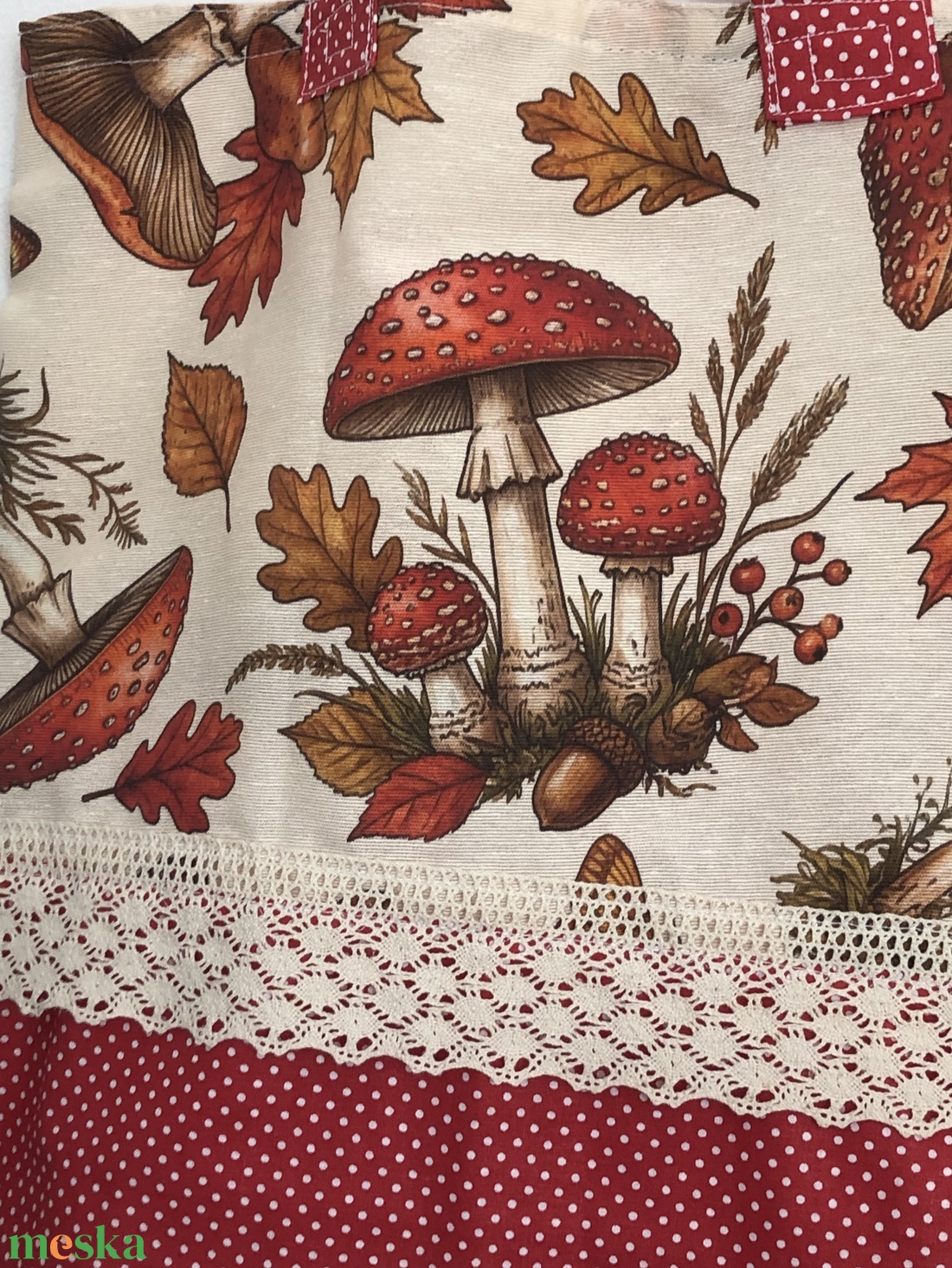 TOADSTOOLS. Gombás shopper.  - táska & tok - bevásárlás & shopper táska - shopper, textiltáska, szatyor - Meska.hu