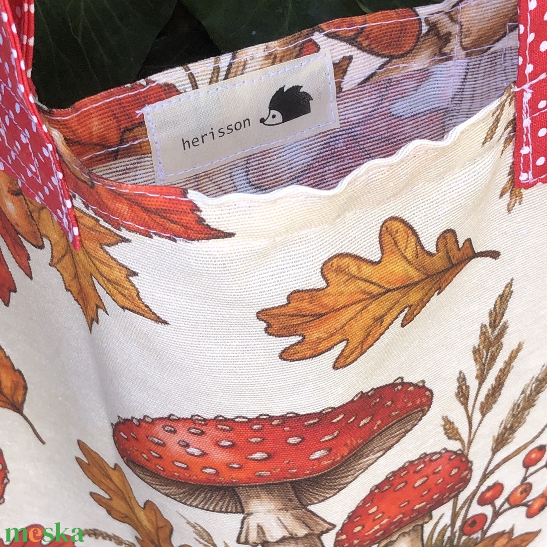 TOADSTOOLS. Gombás shopper.  - táska & tok - bevásárlás & shopper táska - shopper, textiltáska, szatyor - Meska.hu