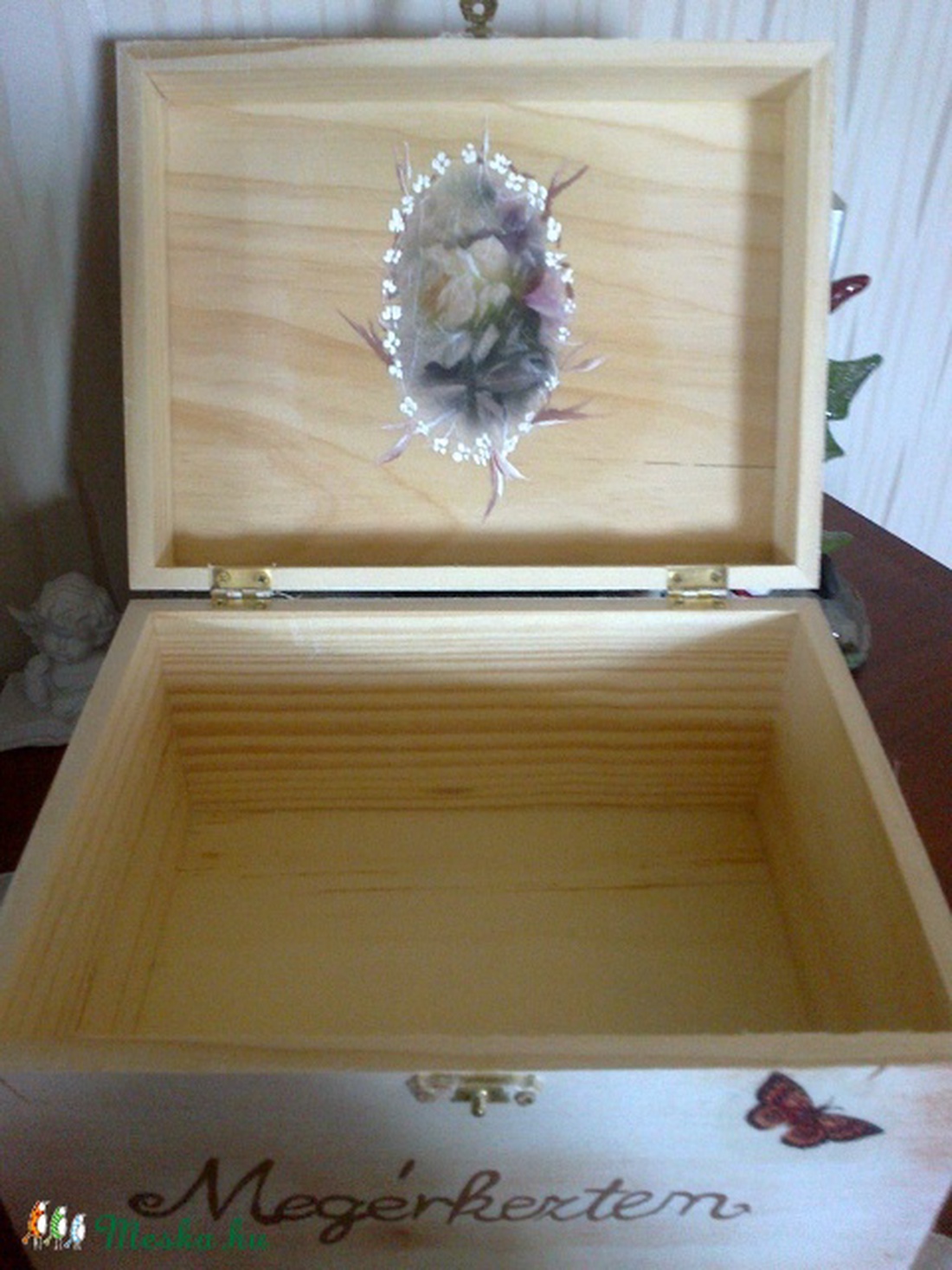 Keresztelő ajándék doboz (Névreszóló) -  - Meska.hu