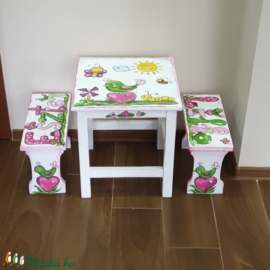 Gyerek asztalka és samli szett - - Meska.hu Gyerek asztalka és samli szett - - Meska.hu