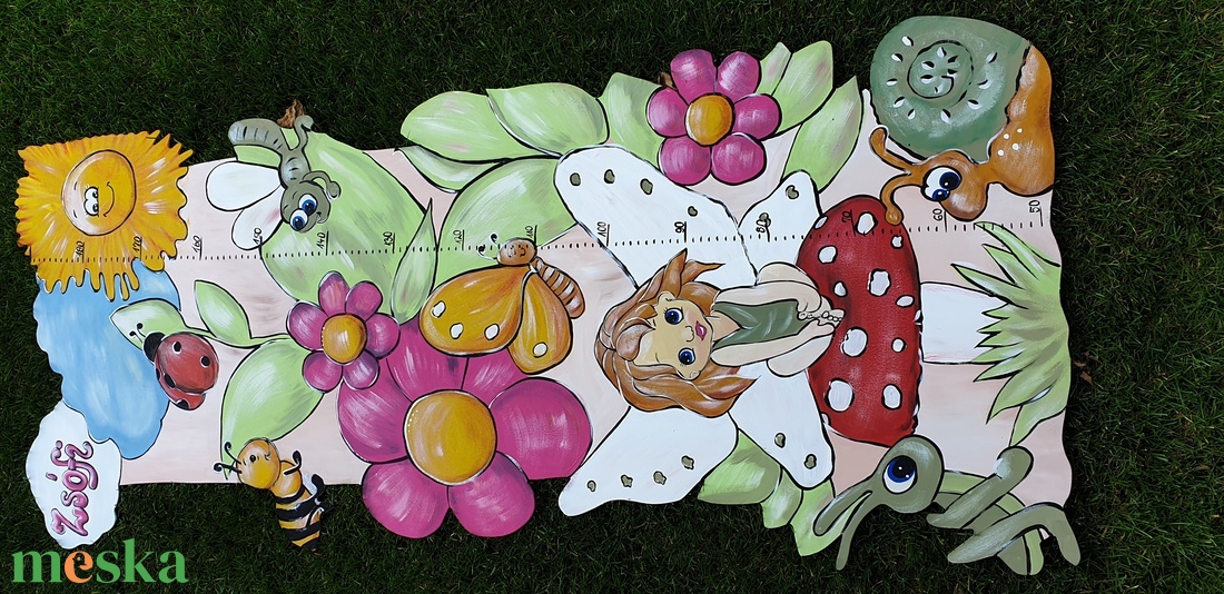  MAGASSÁGMÉRŐ - otthon & életmód - babaszoba, gyerekszoba - magasságmérő - Meska.hu