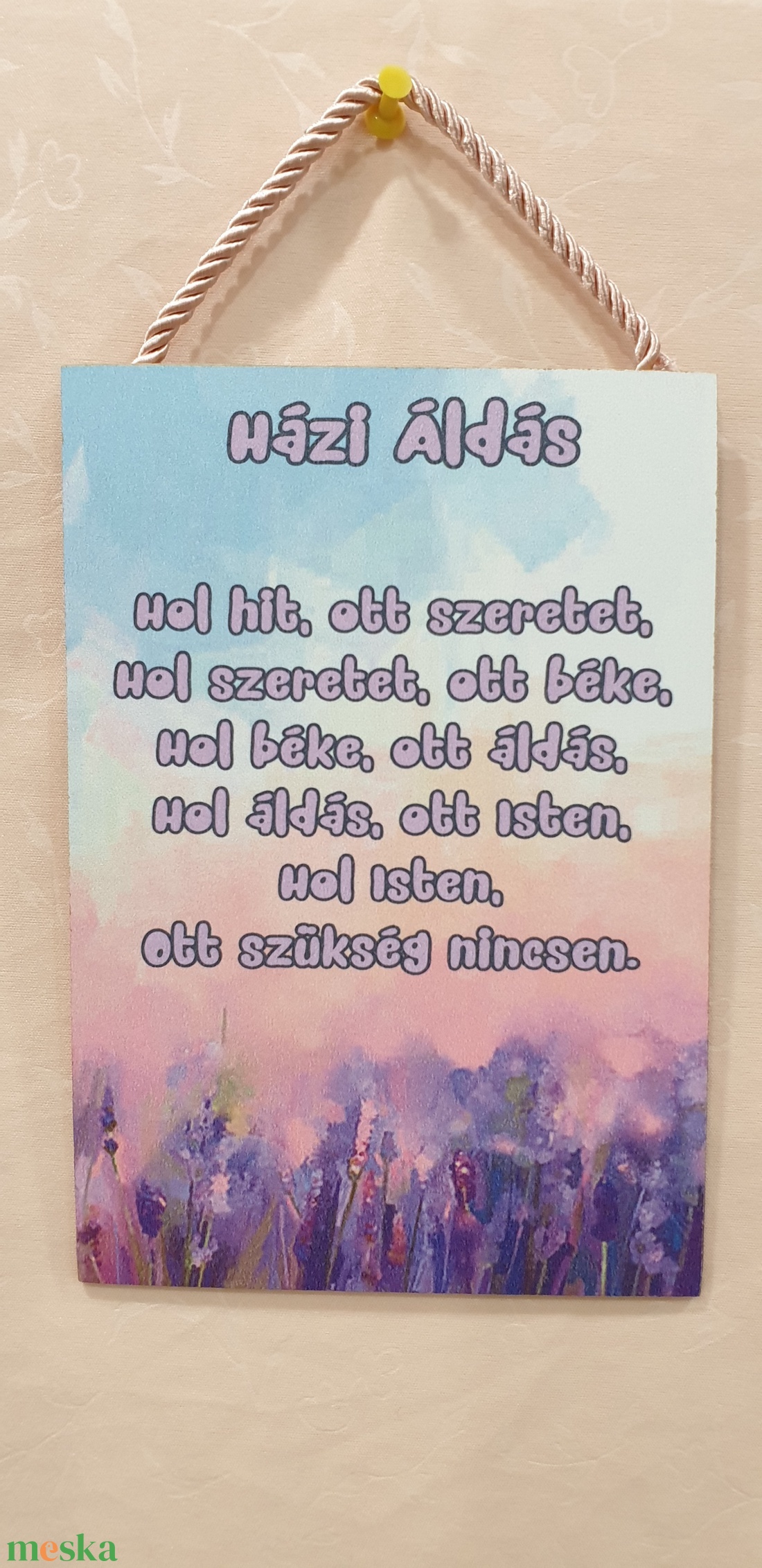 Házi áldás tábla - otthon & életmód - vallás - házi áldás - Meska.hu Házi áldás tábla - otthon & életmód - vallás - házi áldás - Meska.hu