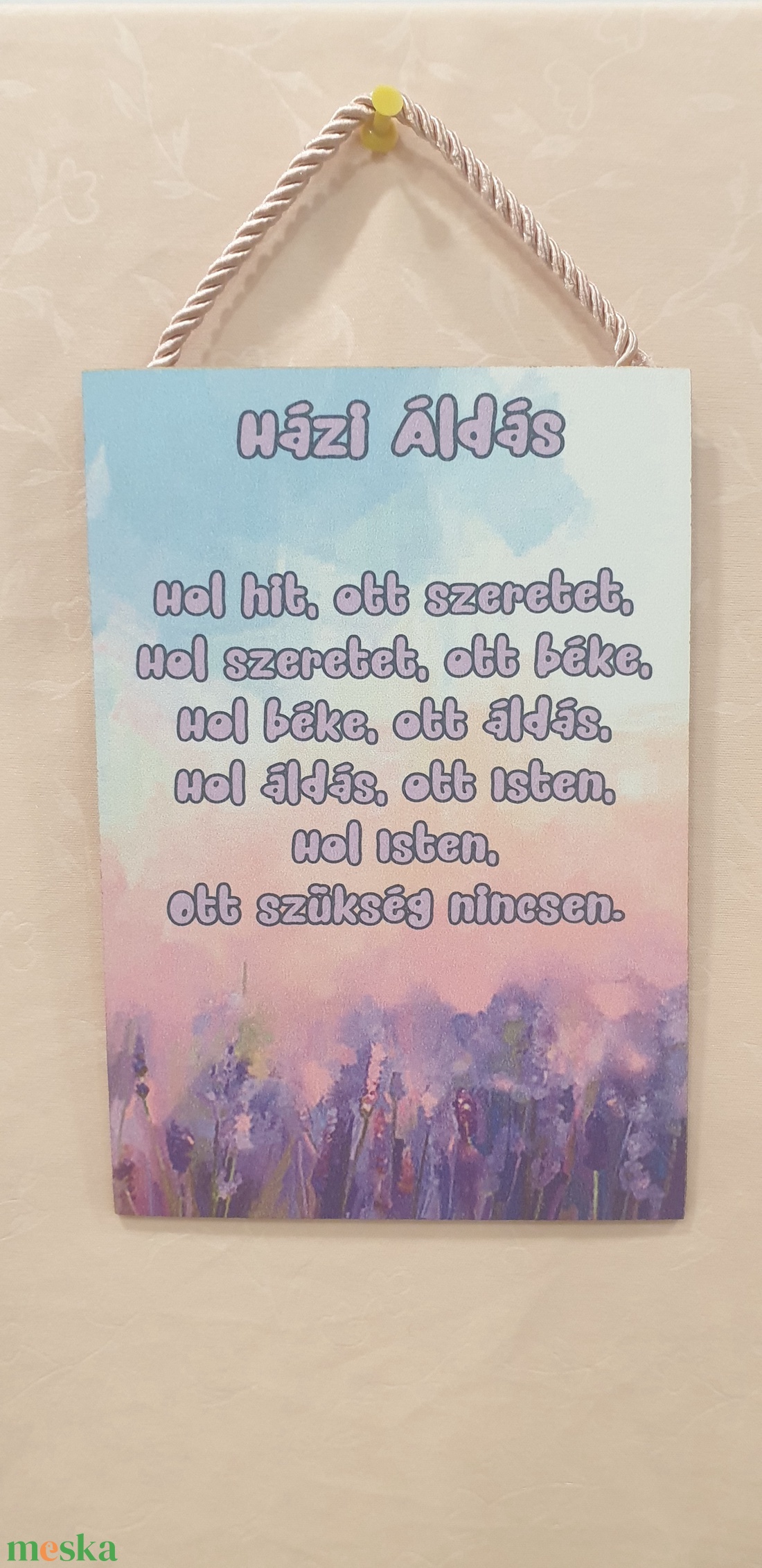 Házi áldás tábla - otthon & életmód - vallás - házi áldás - Meska.hu Házi áldás tábla - otthon & életmód - vallás - házi áldás - Meska.hu