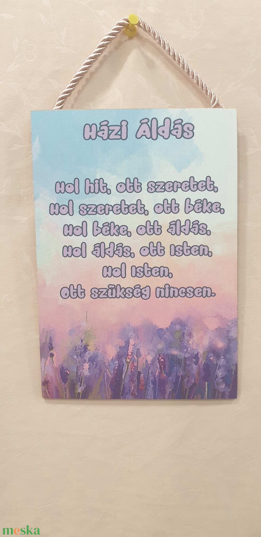 Házi áldás tábla - otthon & életmód - vallás - házi áldás - Meska.hu Házi áldás tábla - otthon & életmód - vallás - házi áldás - Meska.hu