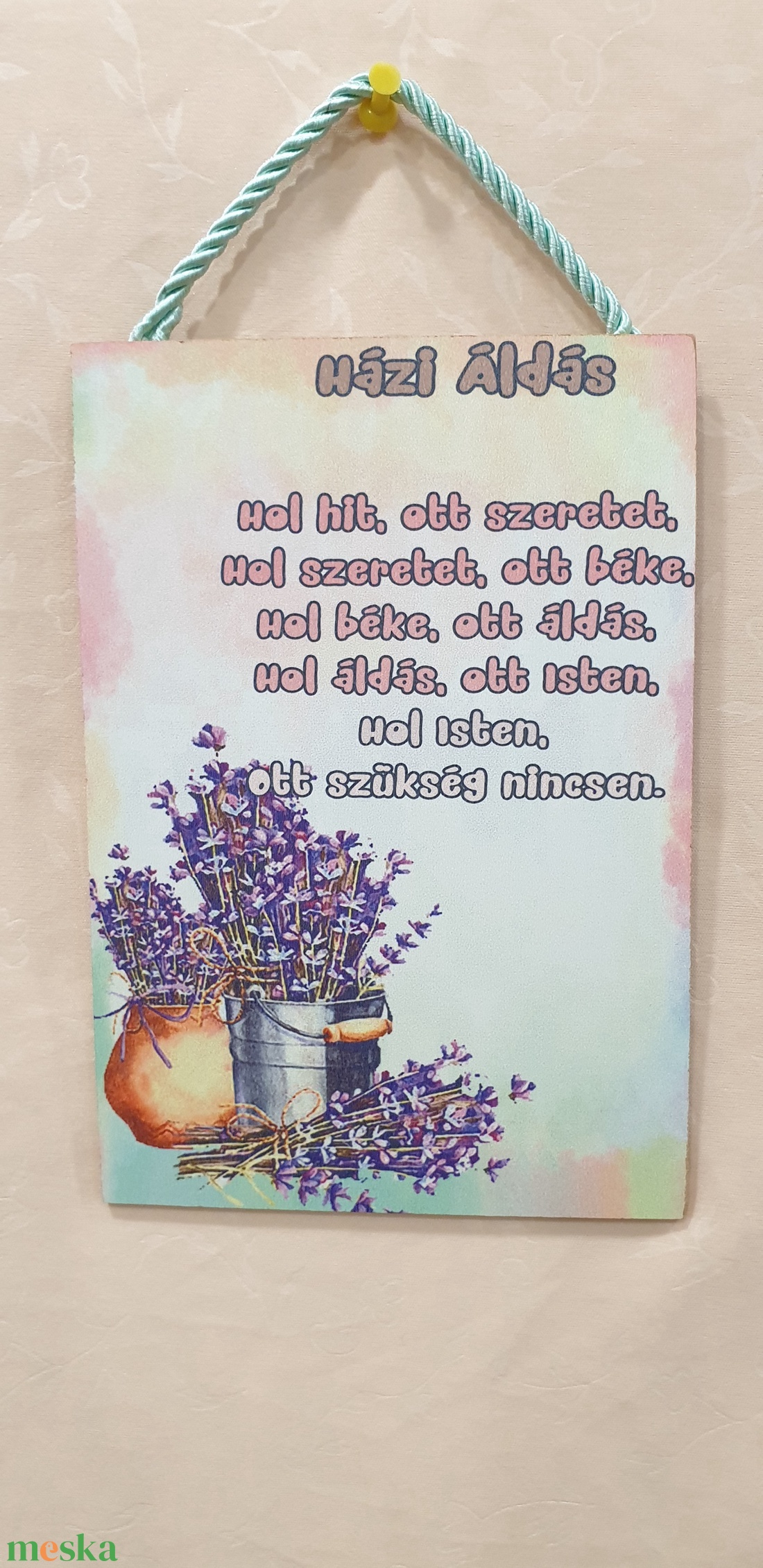 Házi áldás tábla - otthon & életmód - vallás - házi áldás - Meska.hu Házi áldás tábla - otthon & életmód - vallás - házi áldás - Meska.hu
