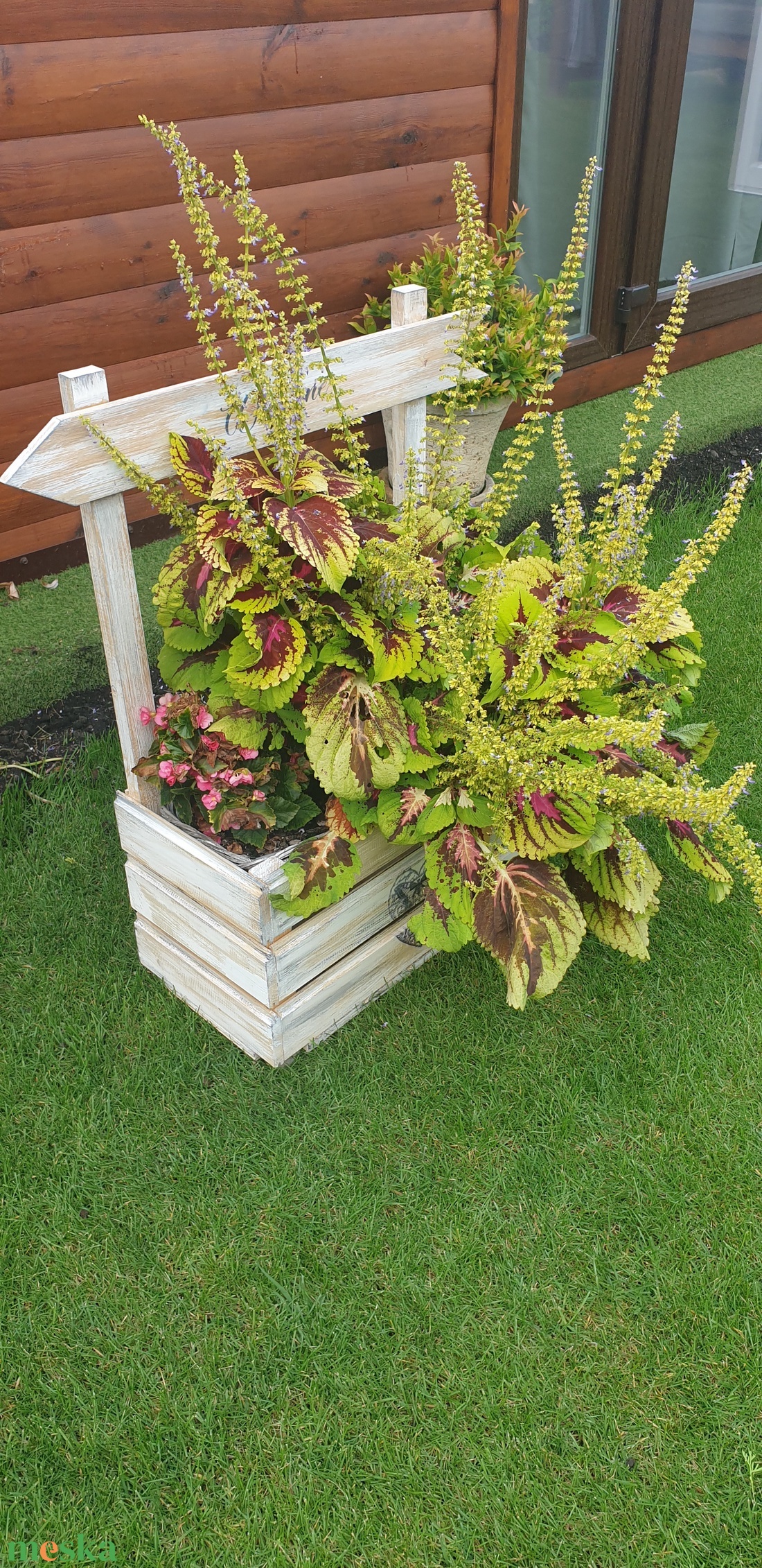 Virágtartó Láda fából - otthon & életmód - ház & kert - virágláda, balkonláda - Meska.hu