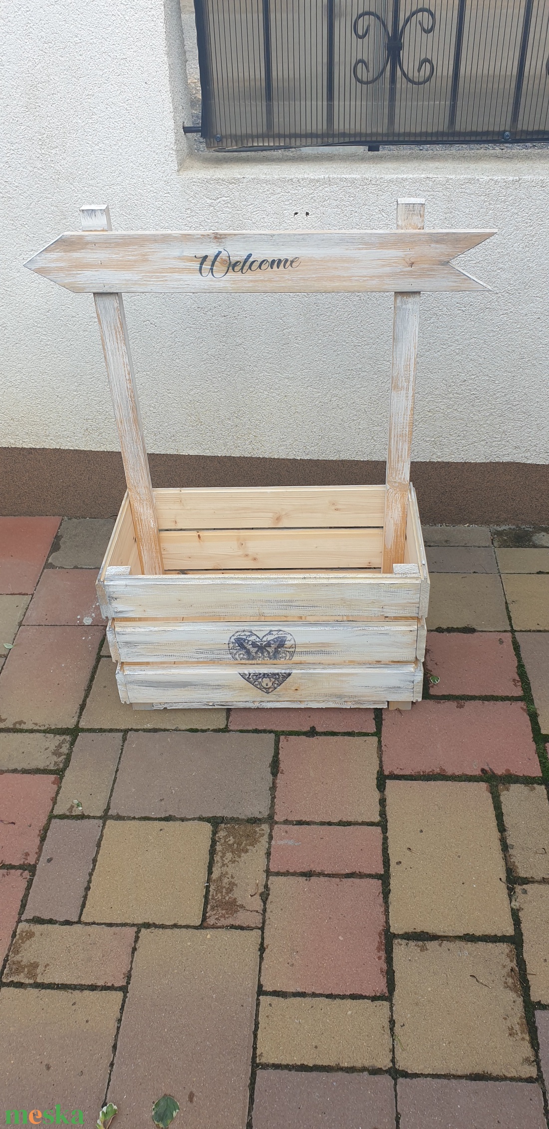 Virágtartó Láda fából - otthon & életmód - ház & kert - virágláda, balkonláda - Meska.hu