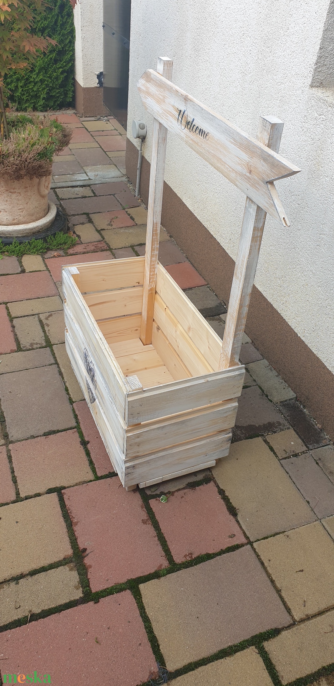 Virágtartó Láda fából - otthon & életmód - ház & kert - virágláda, balkonláda - Meska.hu