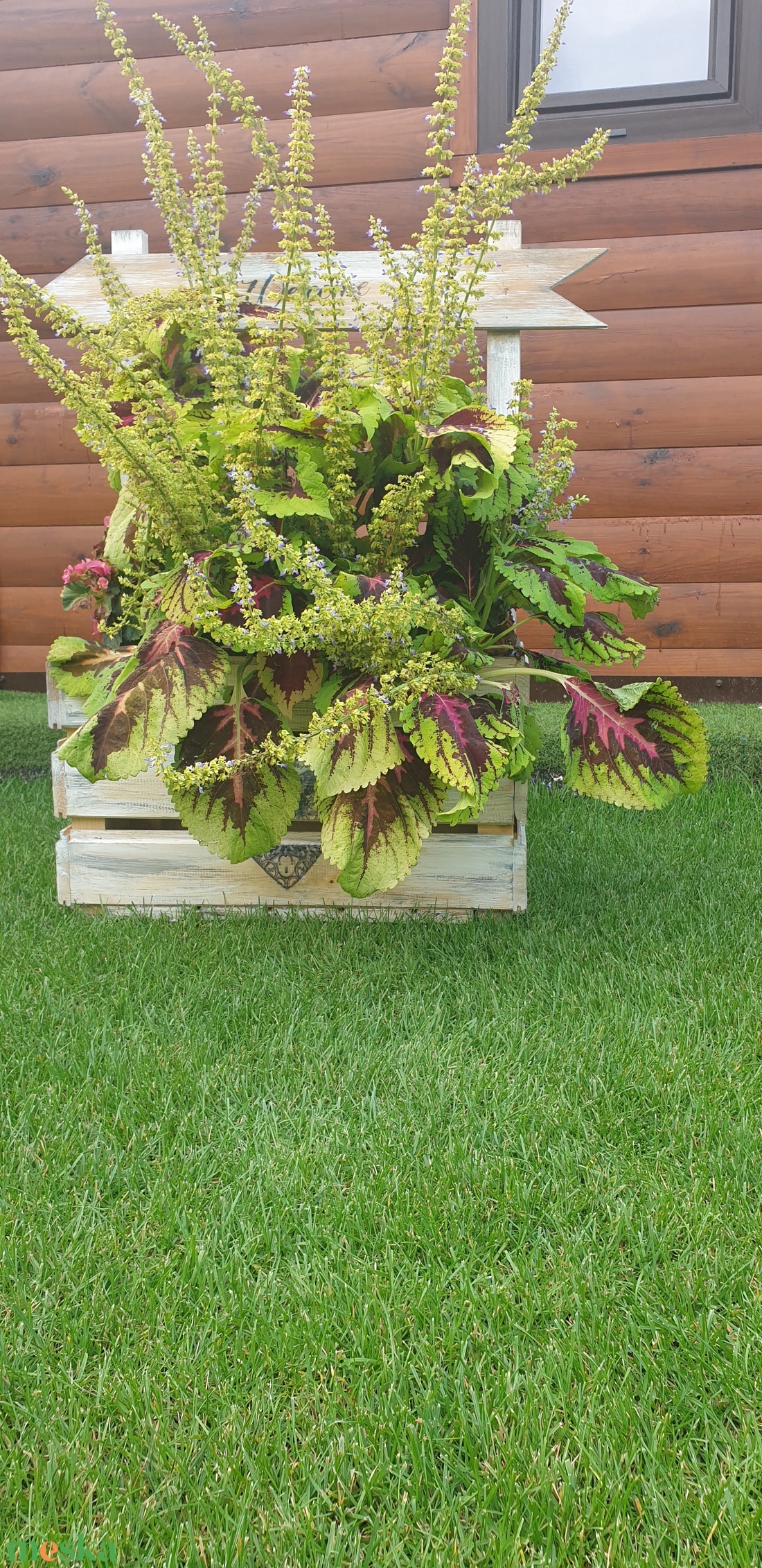 Virágtartó Láda fából - otthon & életmód - ház & kert - virágláda, balkonláda - Meska.hu