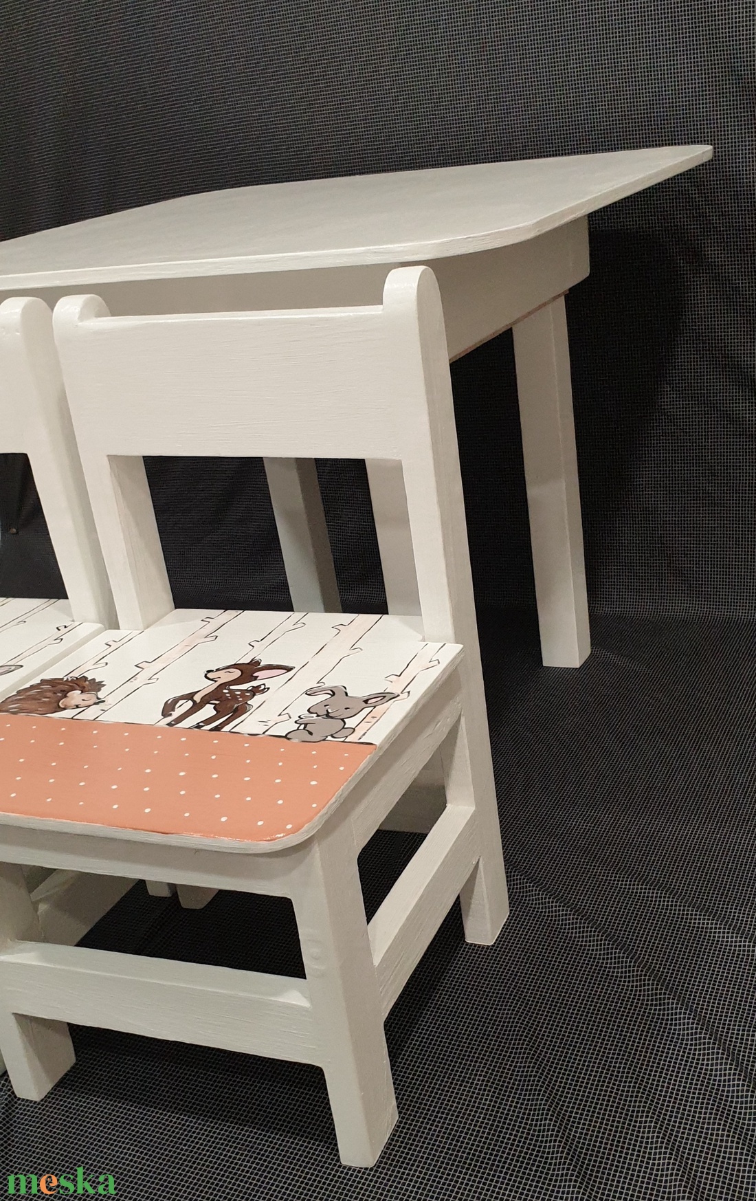 Asztal és szék - otthon & lakás - babaszoba, gyerekszoba - gyerek asztal székkel - Meska.hu