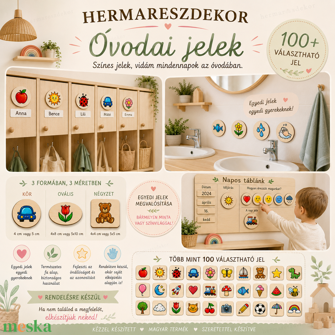 Óvodai jel  - játék & sport - ovis felszerelés - óvodai jelek - Meska.hu