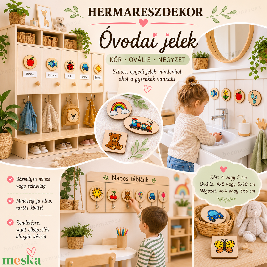 Óvodai jel  - játék & sport - ovis felszerelés - óvodai jelek - Meska.hu