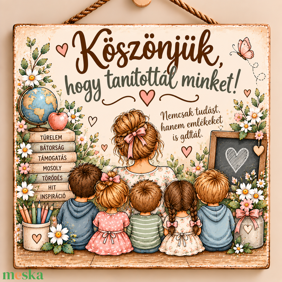 �� Pedagógus ajándék � egyedi, személyre szabható falitábla  - otthon & életmód - vallás - házi áldás - Meska.hu