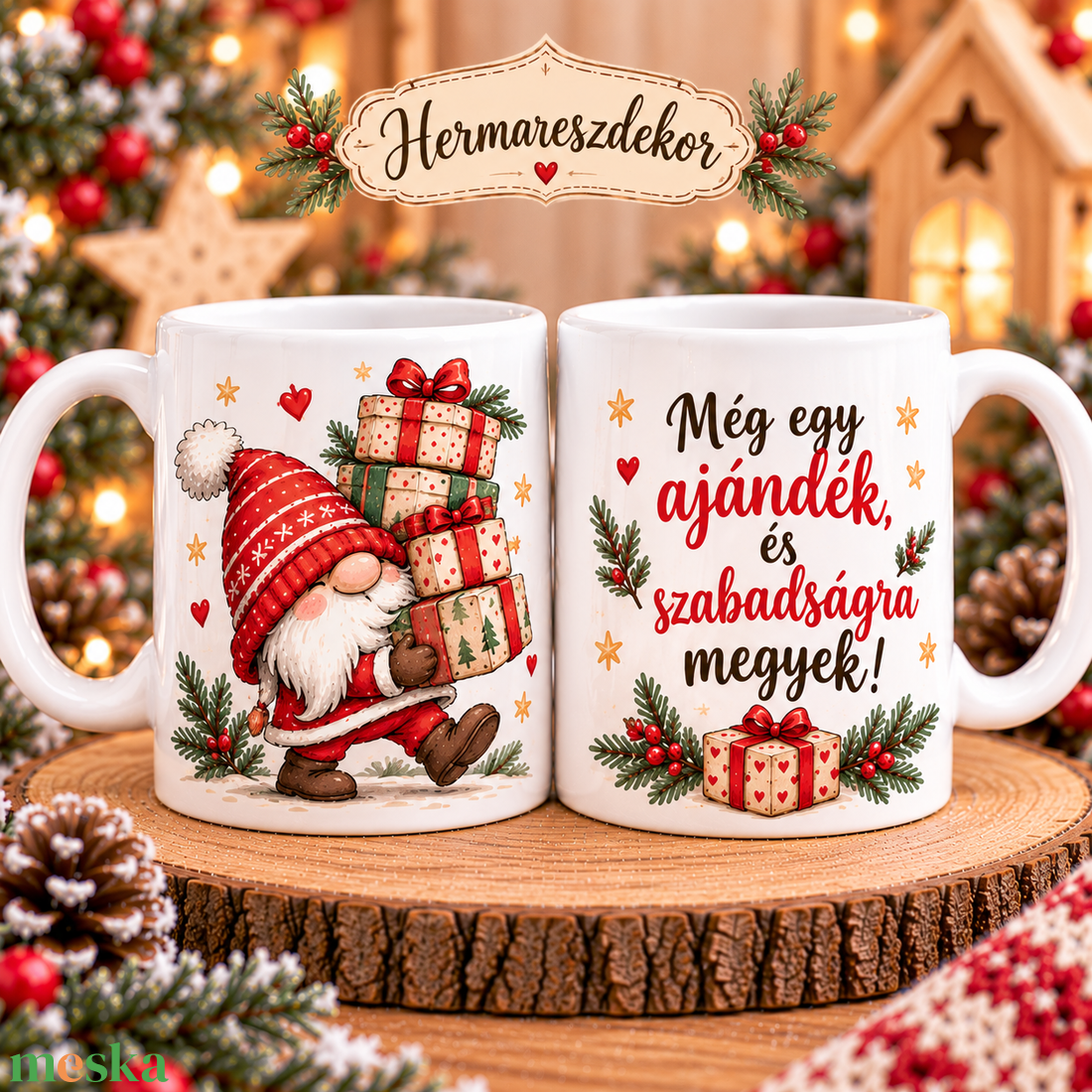 Egyedi Karácsonyi bögrék, amik mosolyt csalnak az arcodra! - otthon & életmód - konyhafelszerelés, tálalás - tálalás - bögre & csésze - Meska.hu