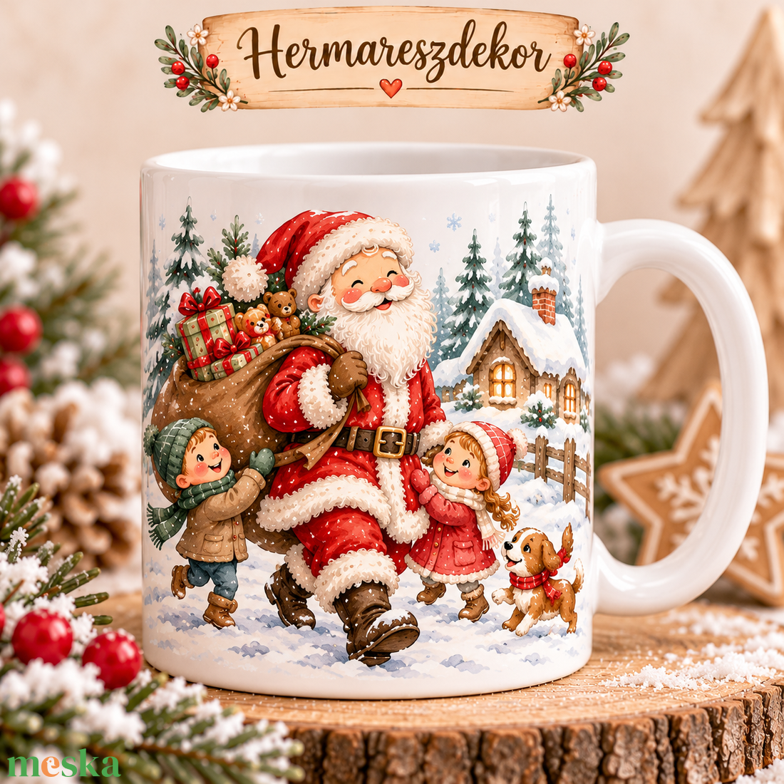 Egyedi Karácsonyi bögrék, amik mosolyt csalnak az arcodra! - otthon & életmód - konyhafelszerelés, tálalás - tálalás - bögre & csésze - Meska.hu
