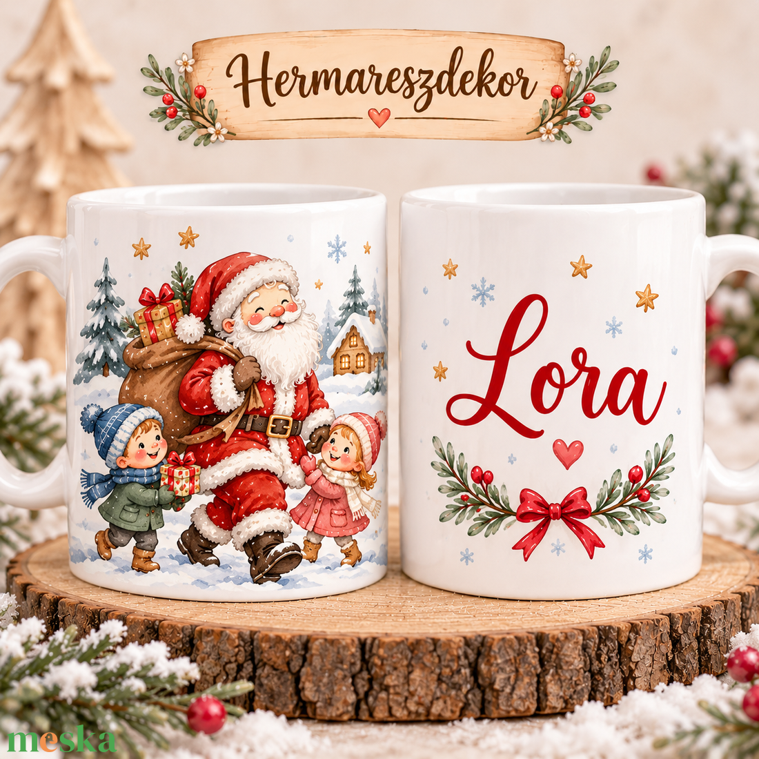 Egyedi Karácsonyi bögrék, amik mosolyt csalnak az arcodra! - otthon & életmód - konyhafelszerelés, tálalás - tálalás - bögre & csésze - Meska.hu
