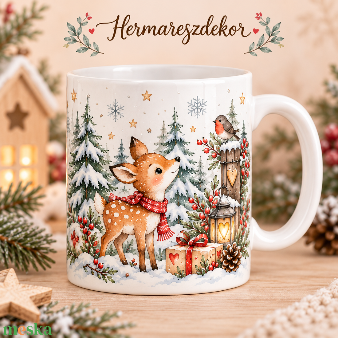 Egyedi Téli bögrék, amik mosolyt csalnak az arcodra! - otthon & életmód - konyhafelszerelés, tálalás - tálalás - bögre & csésze - Meska.hu