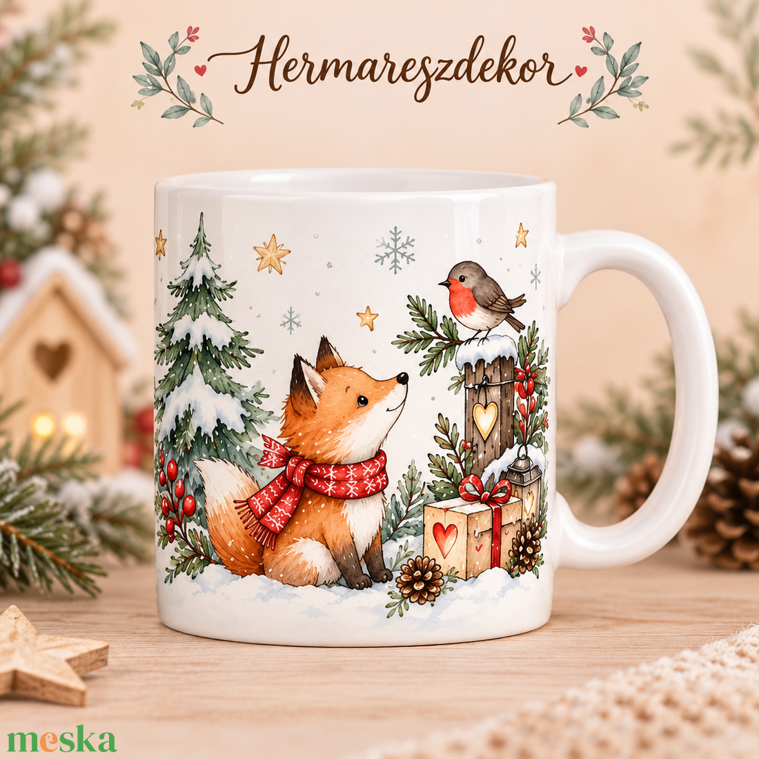 Egyedi Téli bögrék, amik mosolyt csalnak az arcodra! - otthon & életmód - konyhafelszerelés, tálalás - tálalás - bögre & csésze - Meska.hu