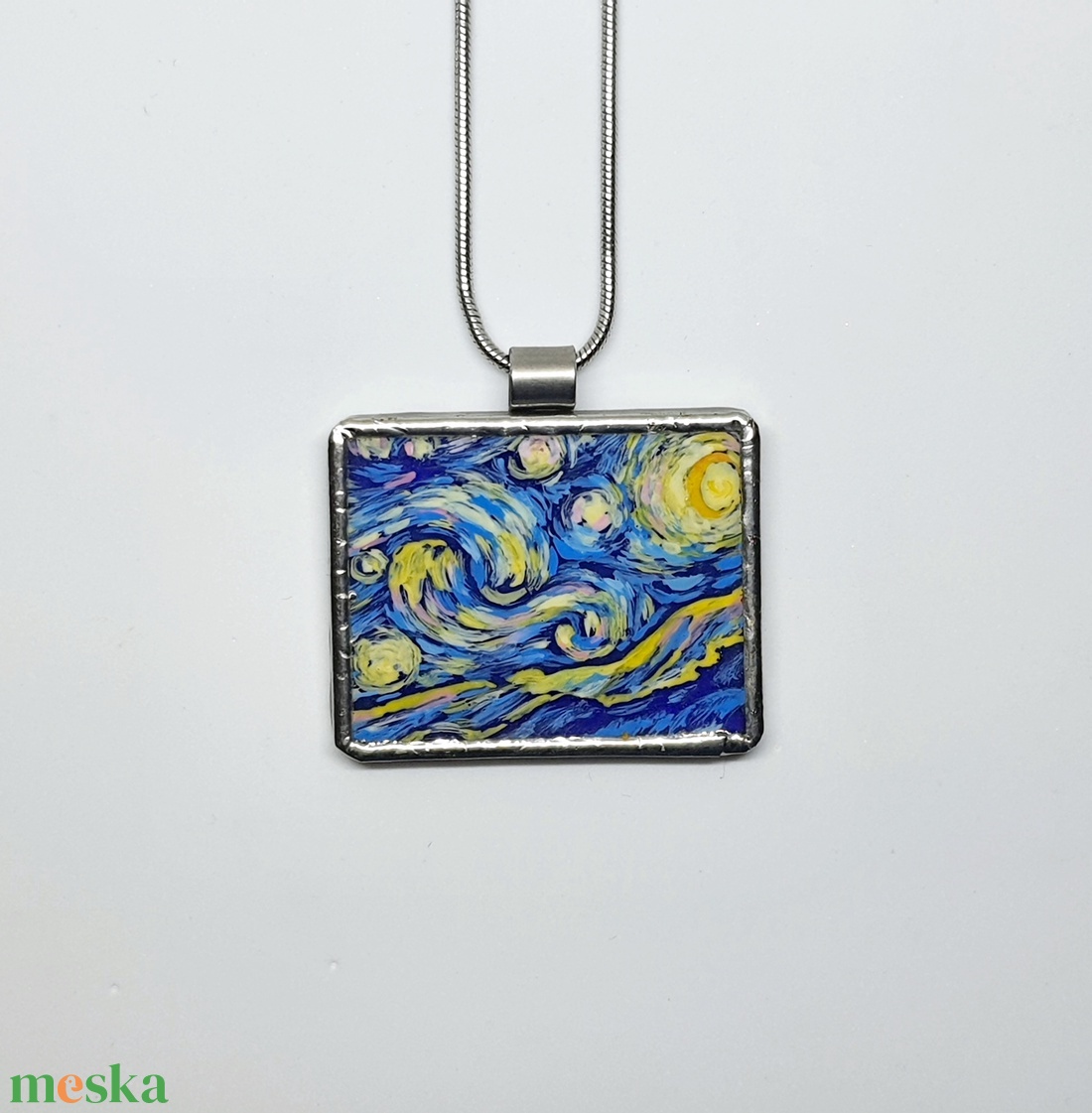 an Gogh - Csillagos éj medál - ékszer - nyaklánc - medálos nyaklánc - Meska.hu an Gogh - Csillagos éj medál - ékszer - nyaklánc - medálos nyaklánc - Meska.hu