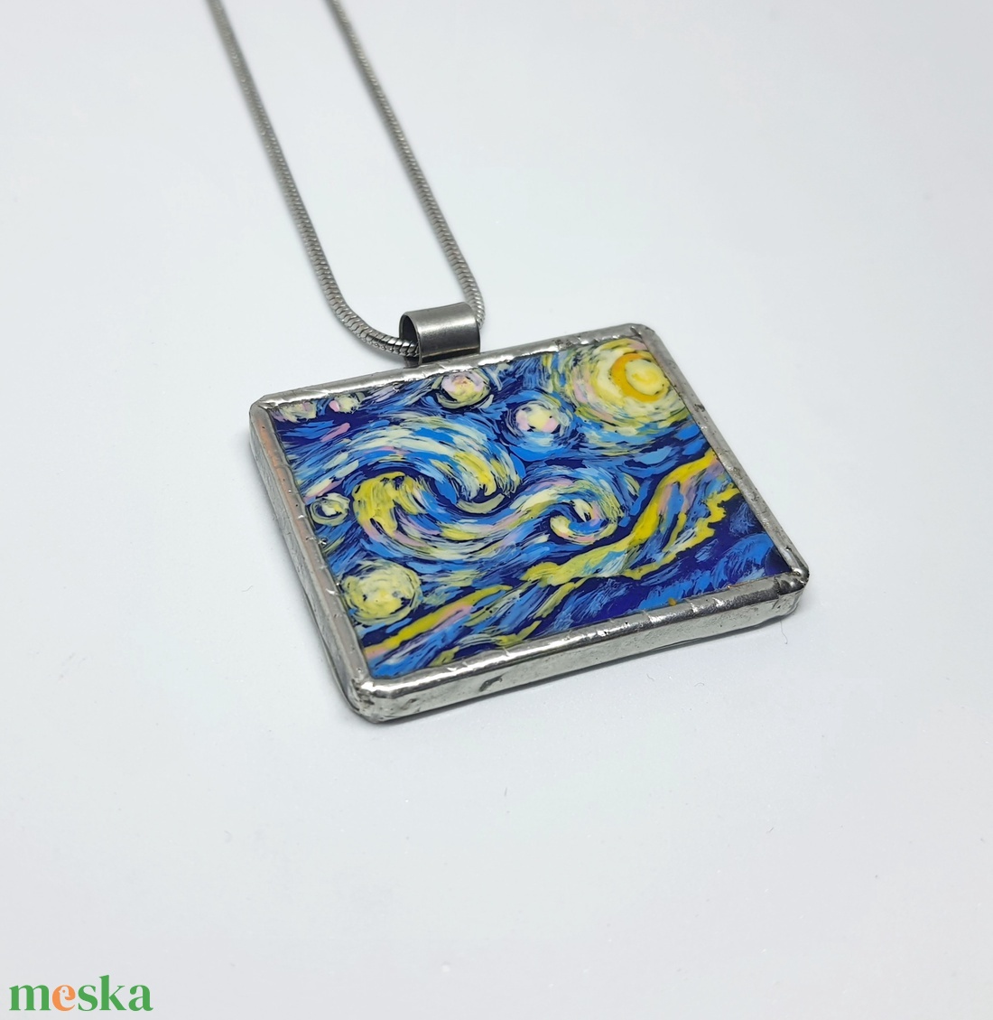 an Gogh - Csillagos éj medál - ékszer - nyaklánc - medálos nyaklánc - Meska.hu an Gogh - Csillagos éj medál - ékszer - nyaklánc - medálos nyaklánc - Meska.hu