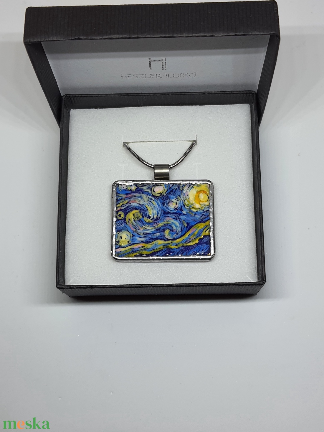 an Gogh - Csillagos éj medál - ékszer - nyaklánc - medálos nyaklánc - Meska.hu an Gogh - Csillagos éj medál - ékszer - nyaklánc - medálos nyaklánc - Meska.hu