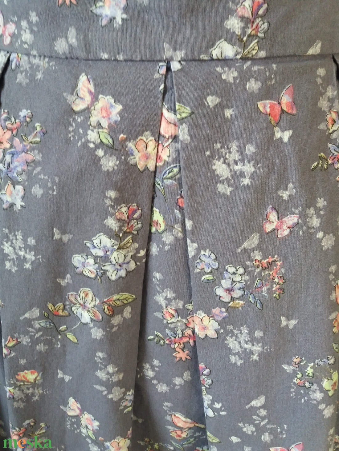 Virágos szoknya - ruha & divat - női ruha - szoknya - Meska.hu