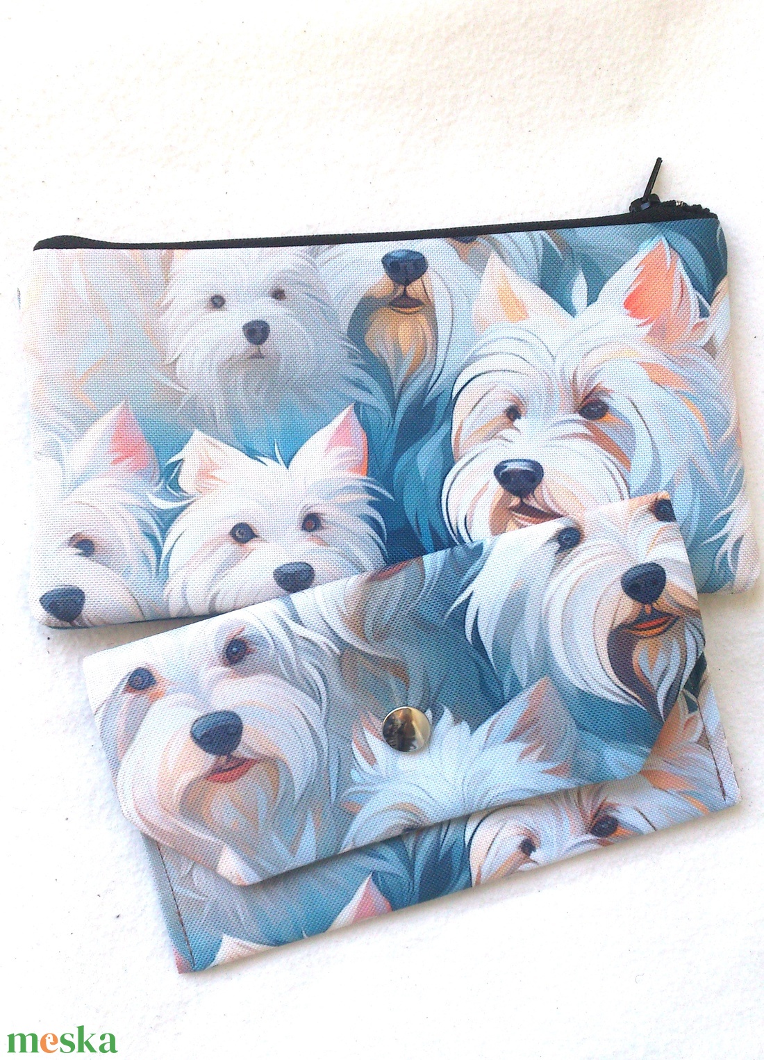 Akciós! Westie mintás - vízálló neszi/tolltartó- zsepitartóval - ajándék szett - Valentin nap - táska & tok - neszesszer - Meska.hu Akciós! Westie mintás - vízálló neszi/tolltartó- zsepitartóval - ajándék szett - Valentin nap - táska & tok - neszesszer - Meska.hu