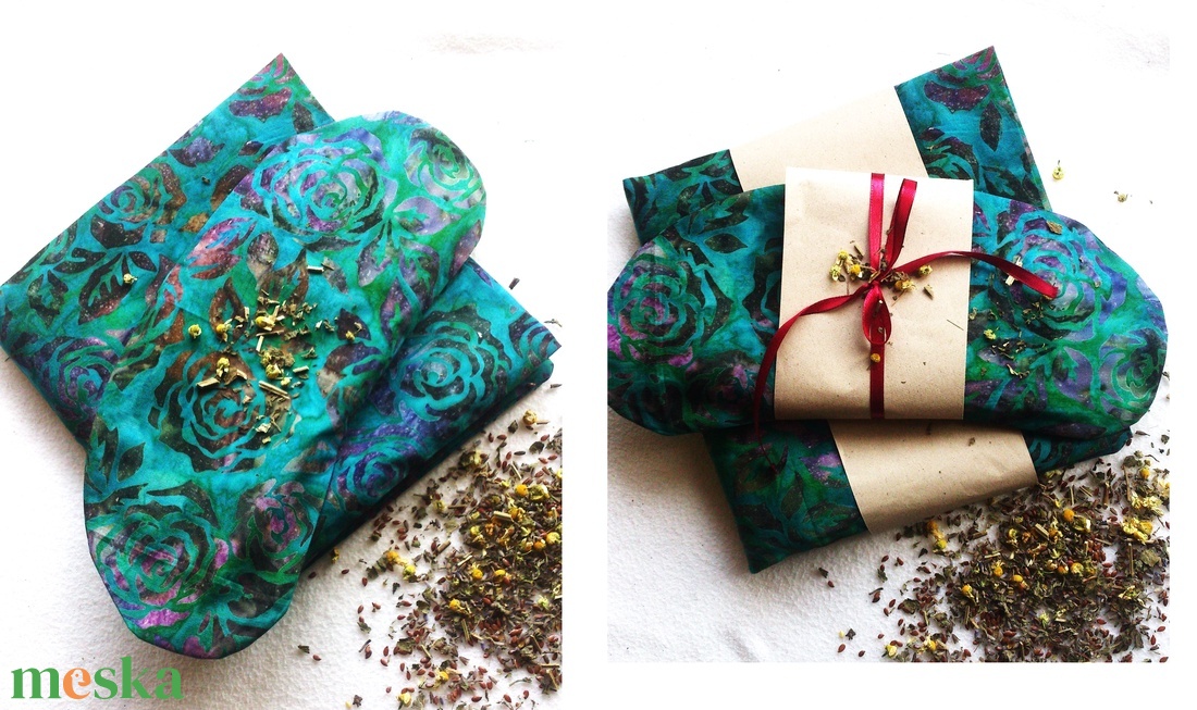Akciós! Aromaterápiás - Bio relax- szett - szempárna +testpárna - ajándék -  - szépségápolás - egészségmegőrzési kellékek - gyógynövénypárna - Meska.hu