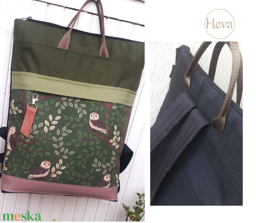 Zöld - baglyos hátizsák/kézitáska- vízálló - valódi bőrrel - pakolós hátizsák - ajándék - kismamáknak - táska & tok - hátizsák - hátizsák - Meska.hu Zöld - baglyos hátizsák/kézitáska- vízálló - valódi bőrrel - pakolós hátizsák - ajándék - kismamáknak - táska & tok - hátizsák - hátizsák - Meska.hu