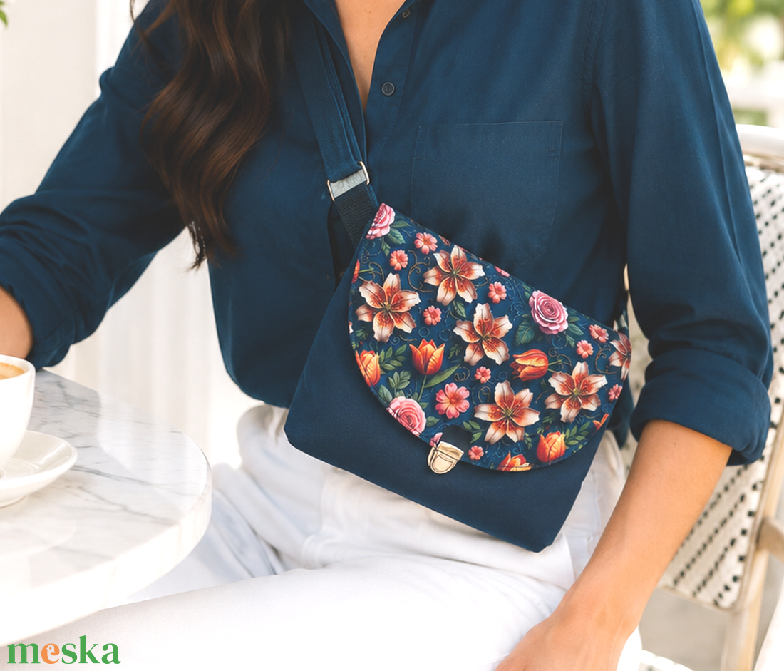 Cross body - oldaltáska, testtáska  - vízálló - ajándék - Heva táska - születésnap, névnap - táska & tok - kézitáska & válltáska - vállon átvethető táska - Meska.hu