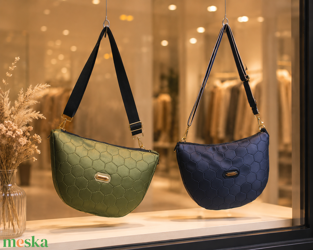 Cross body - oliva- oldaltáska, testtáska - ajándék - Heva táska - születésnap - névnap - táska & tok - kézitáska & válltáska - vállon átvethető táska - Meska.hu