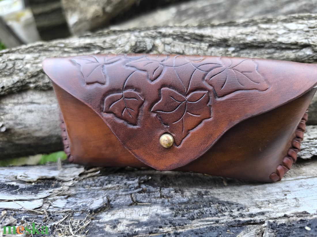 Bőr szemüvegtok  - táska & tok - pénztárca & más tok - szemüvegtok - Meska.hu