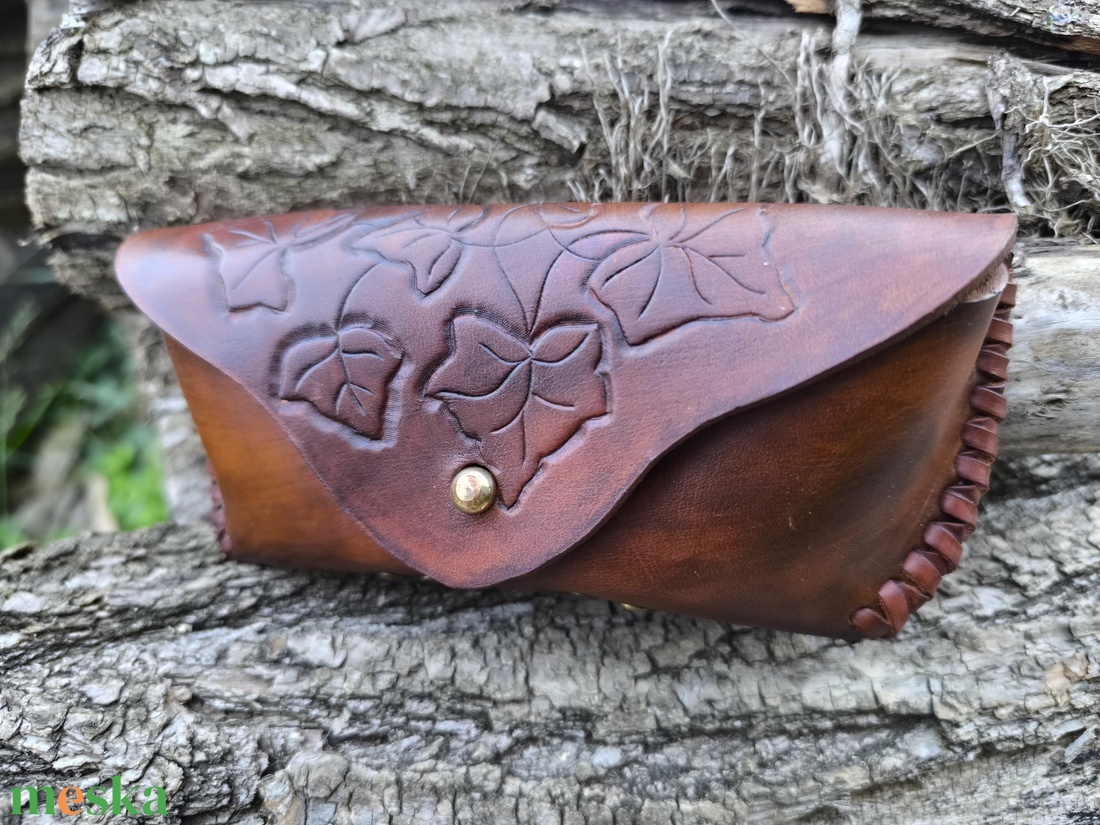 Bőr szemüvegtok  - táska & tok - pénztárca & más tok - szemüvegtok - Meska.hu