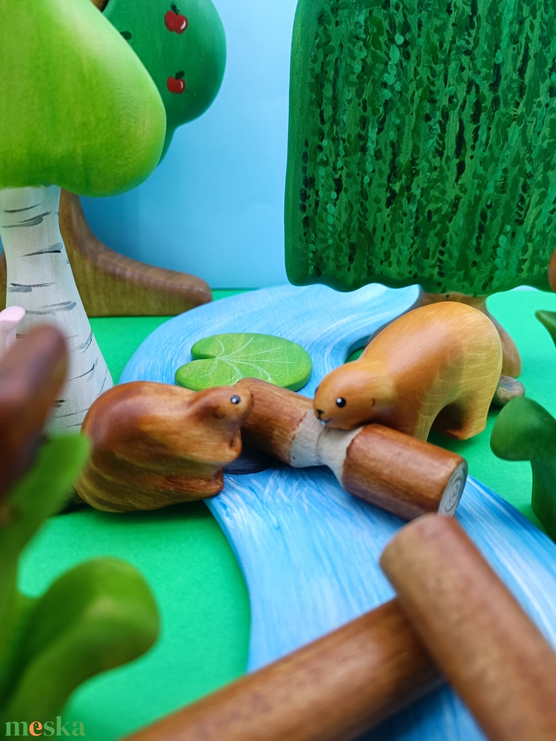 Fa hód játék figura - játék & sport - plüssállat & játékfigura - más figura - Meska.hu Fa hód játék figura - játék & sport - plüssállat & játékfigura - más figura - Meska.hu