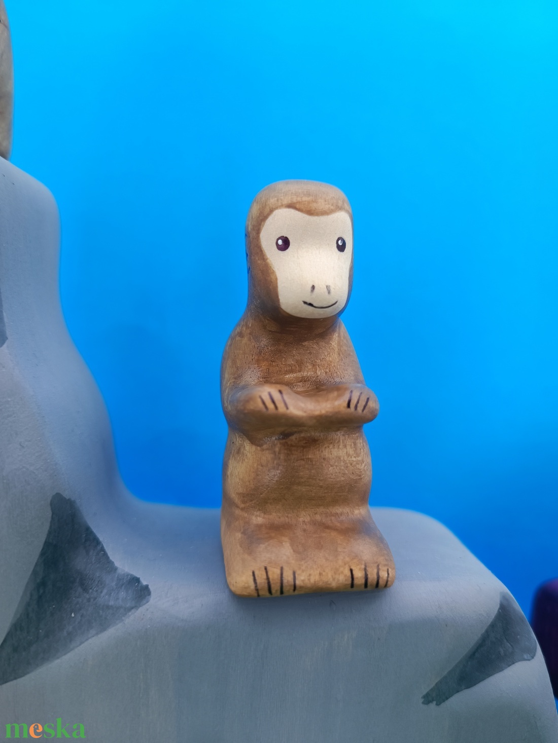 Fa majom játék figura - játék & sport - plüssállat & játékfigura - majom - Meska.hu Fa majom játék figura - játék & sport - plüssállat & játékfigura - majom - Meska.hu