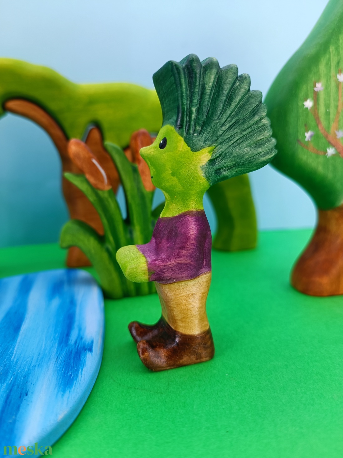 Fából készült erdei manó fajáték figura - játék & sport - plüssállat & játékfigura - más figura - Meska.hu Fából készült erdei manó fajáték figura - játék & sport - plüssállat & játékfigura - más figura - Meska.hu