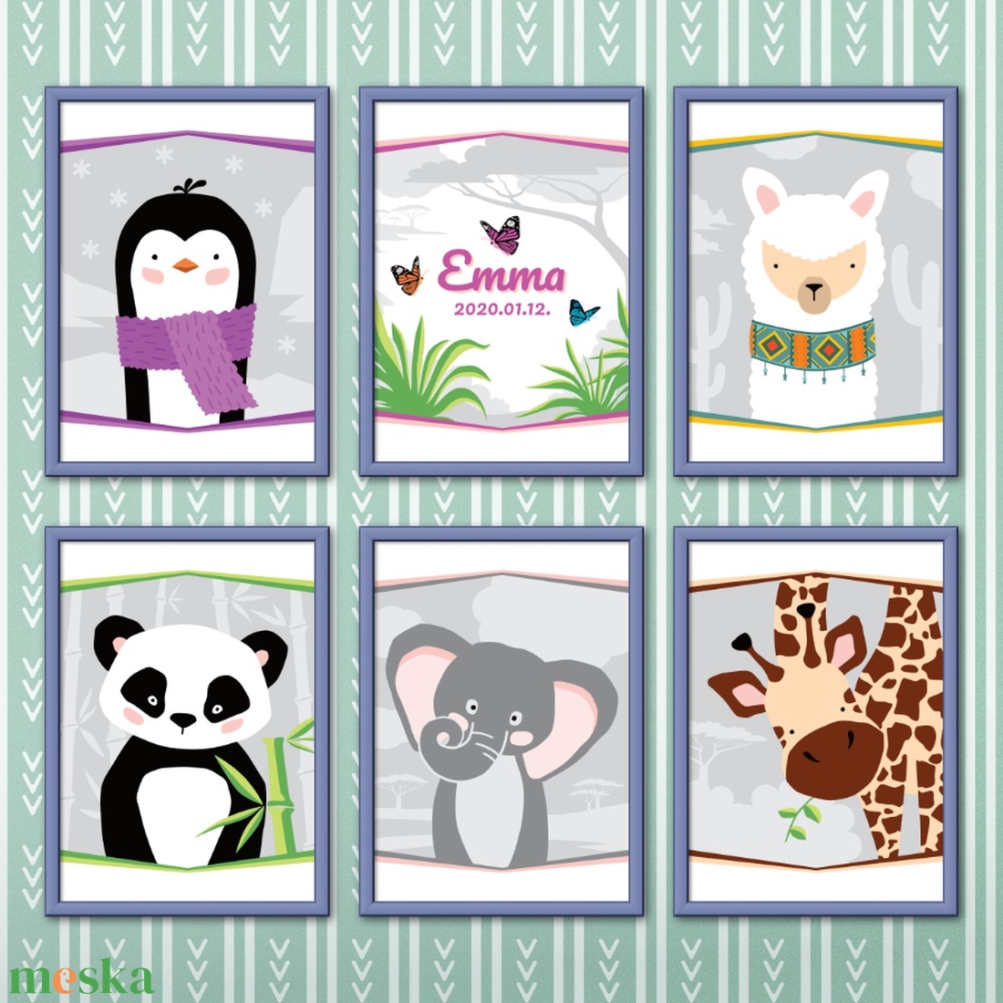 Róka - babaszoba dekoráció, fali kép (A4-es digitális nyomtatható fájl) - otthon & életmód - dekoráció - fali és függő dekoráció - falra akasztható dekor - Meska.hu