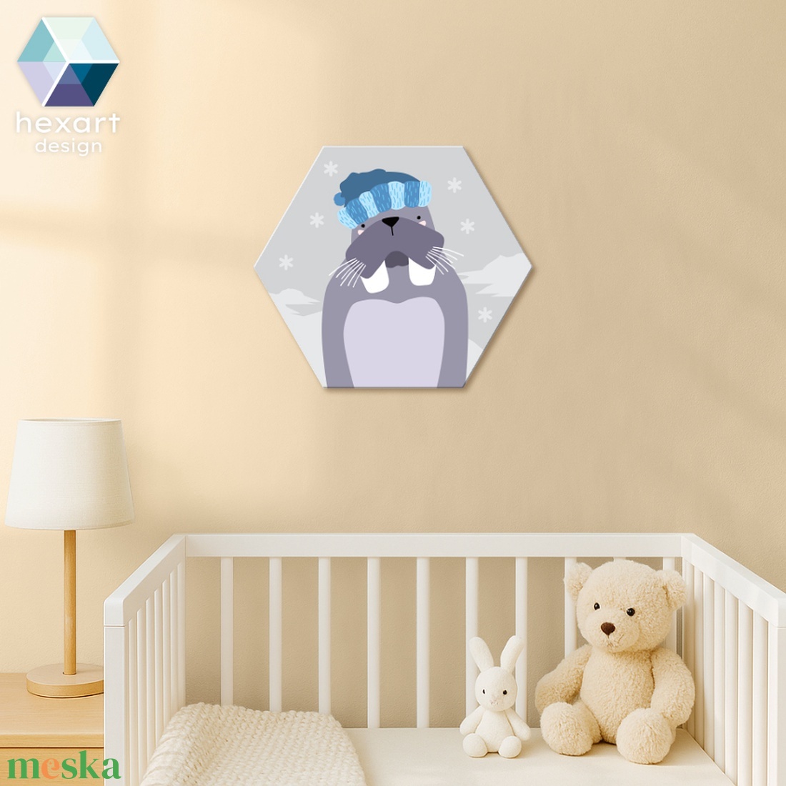 Rozmár - babaszoba dekoráció, fali kép - otthon & életmód - babaszoba, gyerekszoba - babaszoba kép - Meska.hu