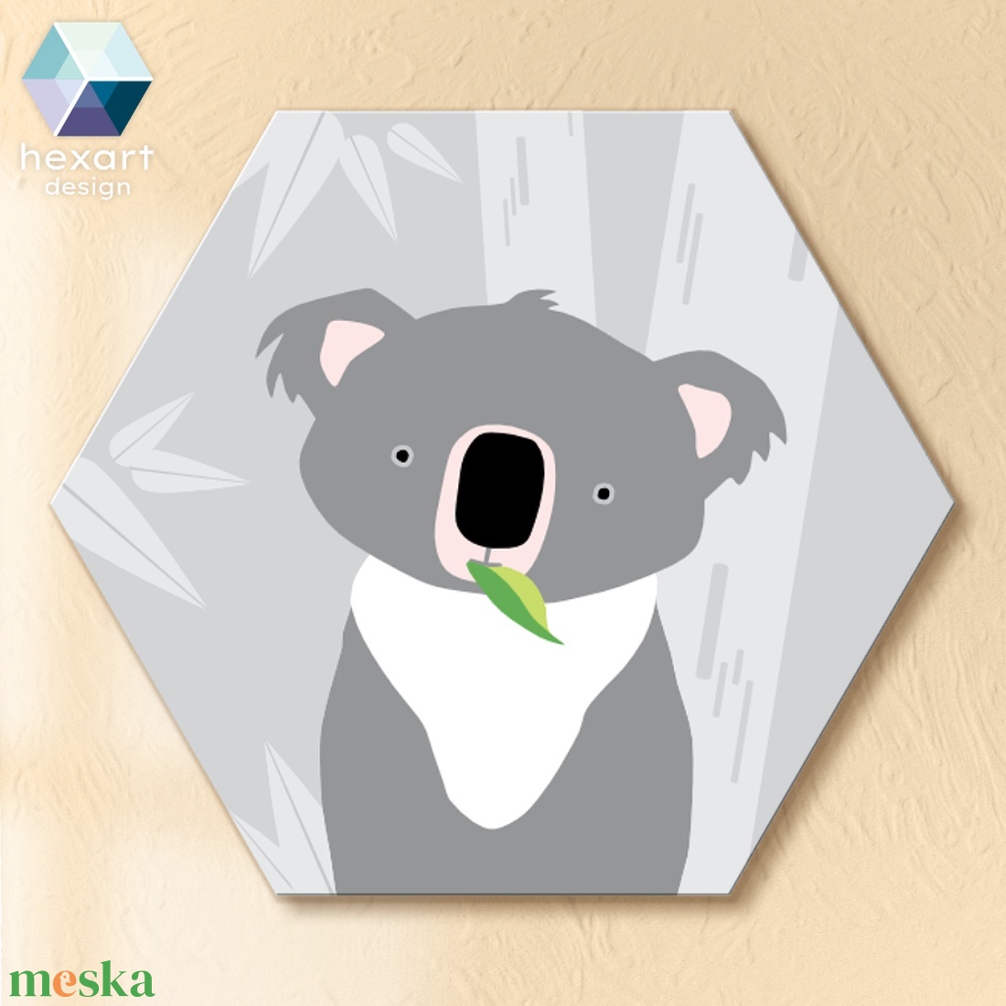 Koala - babaszoba dekoráció, fali kép - otthon & életmód - babaszoba, gyerekszoba - babaszoba kép - Meska.hu