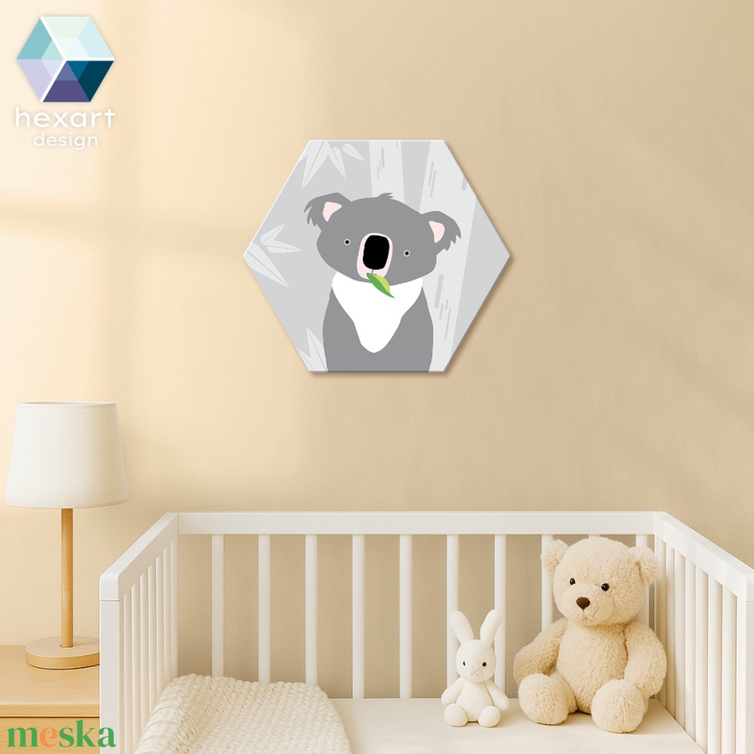 Koala - babaszoba dekoráció, fali kép - otthon & életmód - babaszoba, gyerekszoba - babaszoba kép - Meska.hu