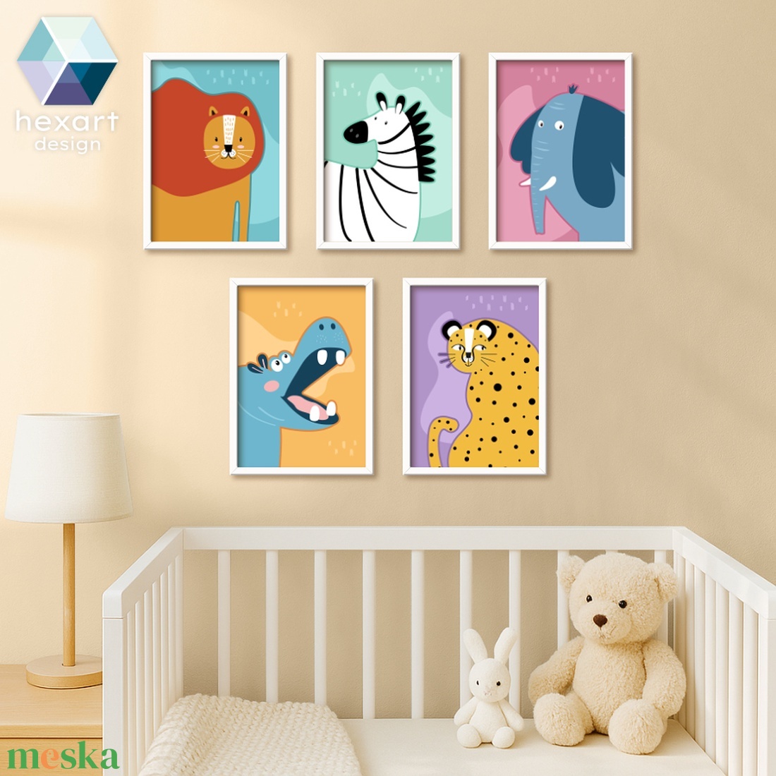 Skandi kis állatok (5 db digitális nyomtatható fájl) / állatos babaszoba dekoráció - otthon & életmód - babaszoba, gyerekszoba - babaszoba dekoráció - Meska.hu