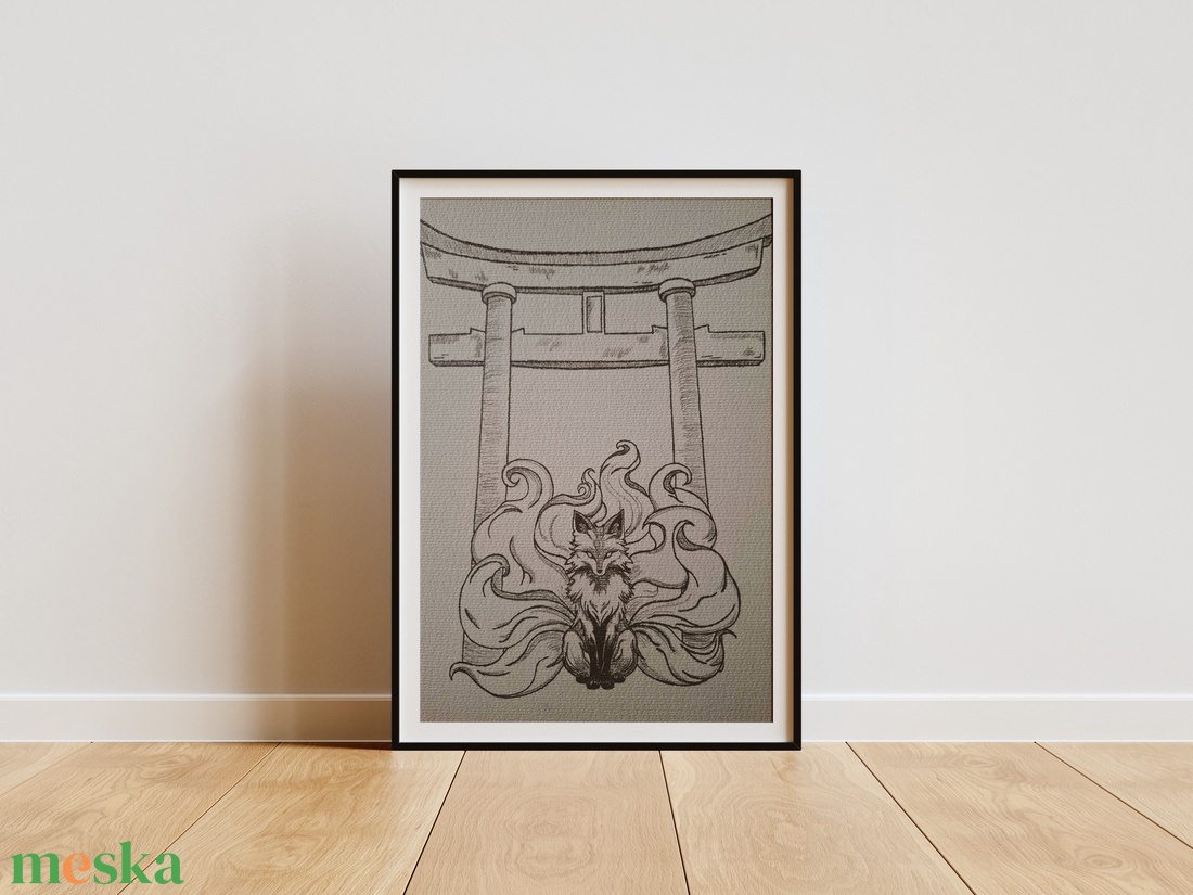 Kilenc farkú róka Inari torii kapuval - művészet - grafika & illusztráció - ceruzarajz - Meska.hu Kilenc farkú róka Inari torii kapuval - művészet - grafika & illusztráció - ceruzarajz - Meska.hu