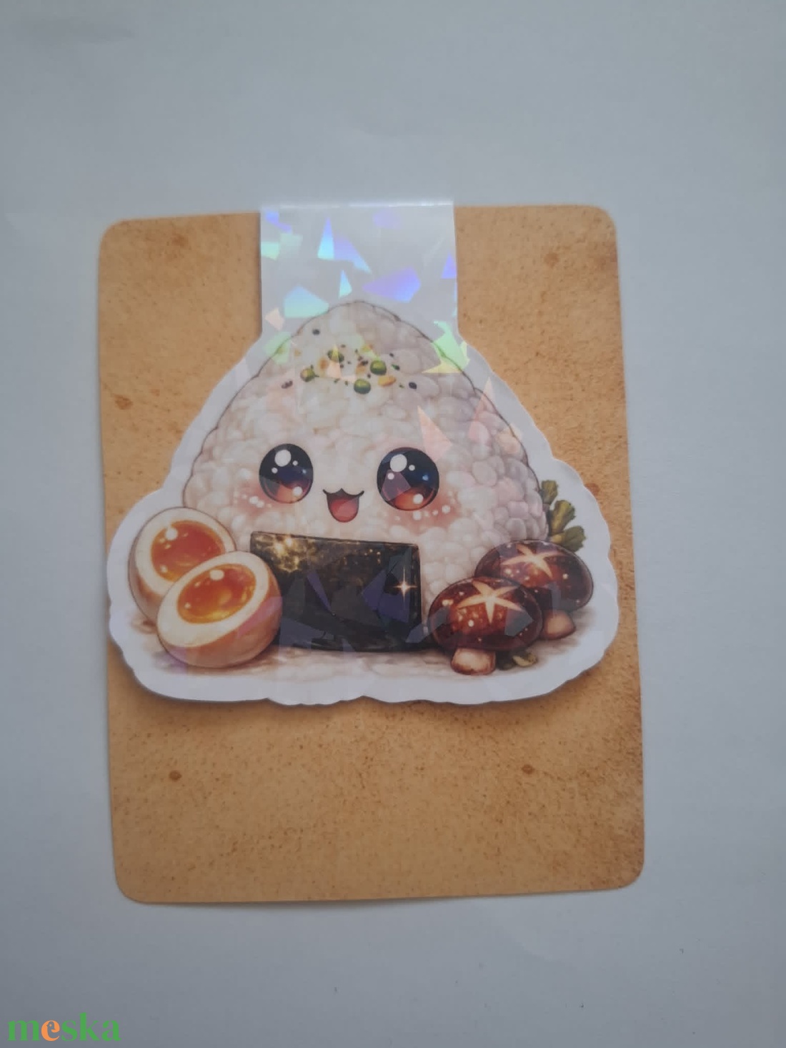 Mágneses könyvjelző - Onigiri - könyv & zene - könyvjelző - Meska.hu